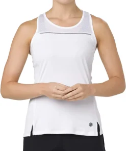 Asics Lite-Show Womens Running Vest Tank Top - White