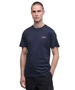 Barbour International Mens Tee Small Logo Dark Navy