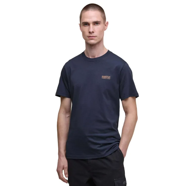 Barbour International Mens Tee Small Logo Dark Navy
