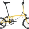 Brompton C Line 12-Speed Folding Bike - Bumblebee Yellow
