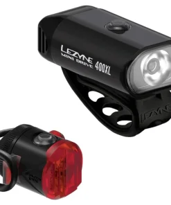 Lezyne Mini Drive 400XL / Femto USB Drive Bike Light Set - Black