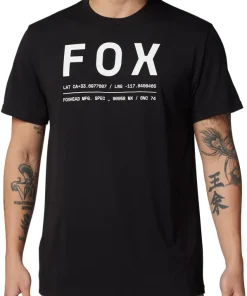 Fox Non Stop Tech Mens Short Sleeve Top - Black