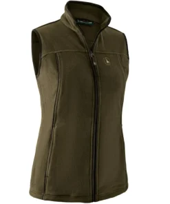 Deerhunter Lady Eagle Fleece Waistcoat Tarmac Green