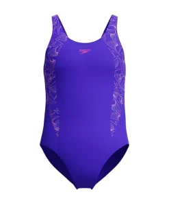 Speedo Girls Swimsuit HyperBoom Splice Muscleback Blue/Purple