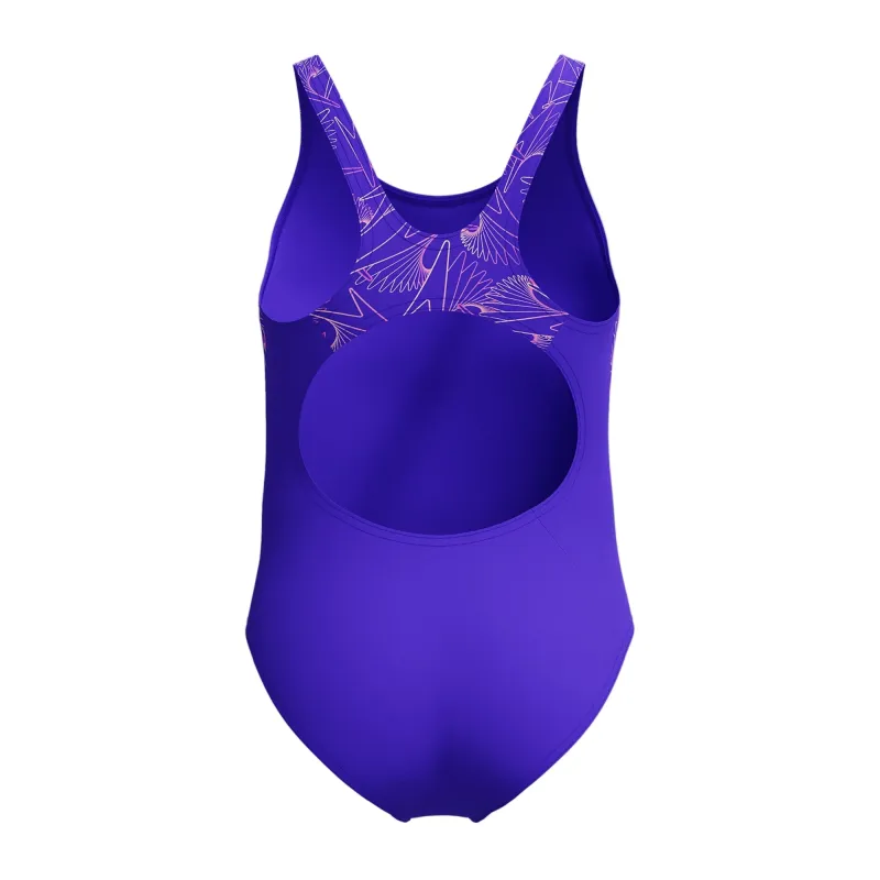 Speedo Girls Swimsuit HyperBoom Splice Muscleback Blue/Purple - Image 3