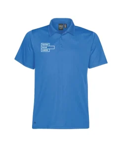 Foxtrot Oscar Polo Shirt: Azure