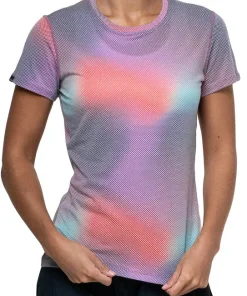 Ronhill Tech Golden Hour Short Sleeve Womens Running Top - Purple