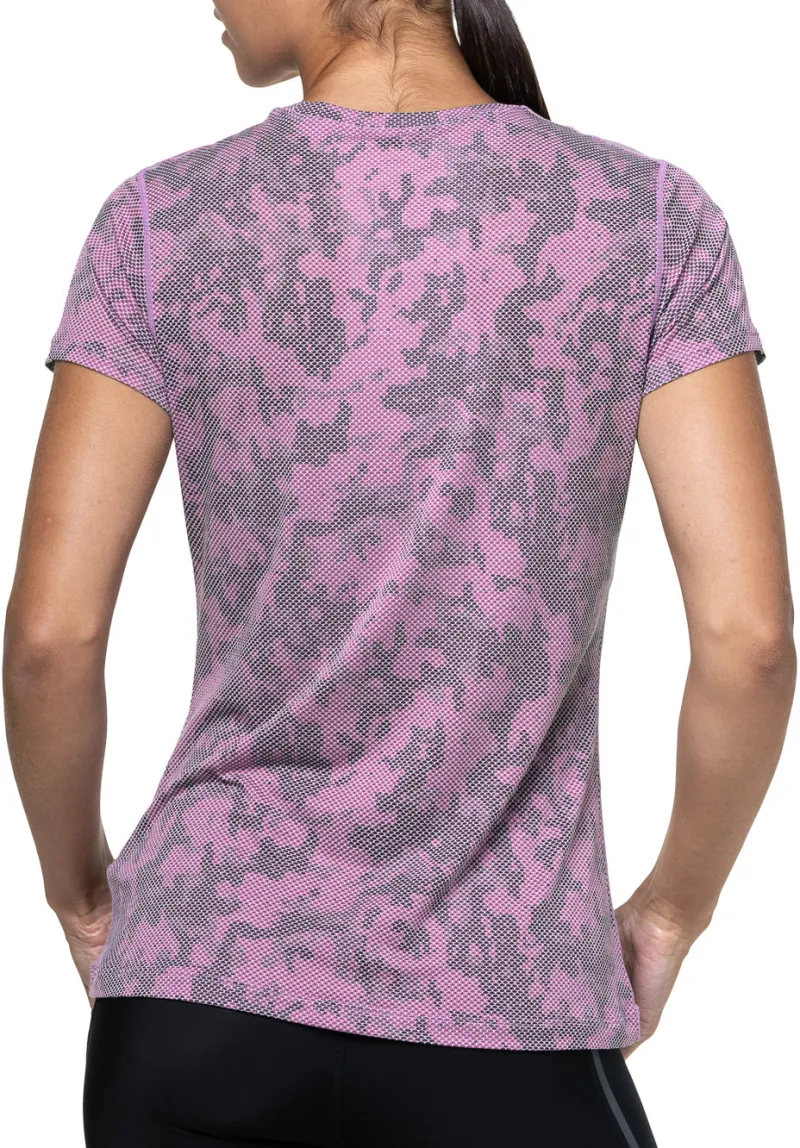 Ronhill Tech Golden Hour Short Sleeve Womens Running Top - Purple - Image 2