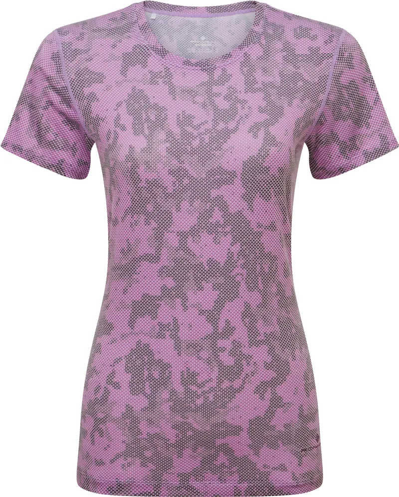Ronhill Tech Golden Hour Short Sleeve Womens Running Top - Purple - Image 3