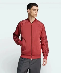 adidas Archive-Inspired Men's Track Jacket Preloved Ruby JC9923
