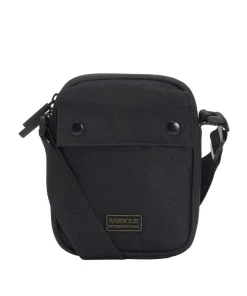 Barbour International Unisex Crossbody Bag Knockhill Essential Black