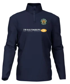 Ealing Trailfinders CC Mid Layer Quarter Zip Navy