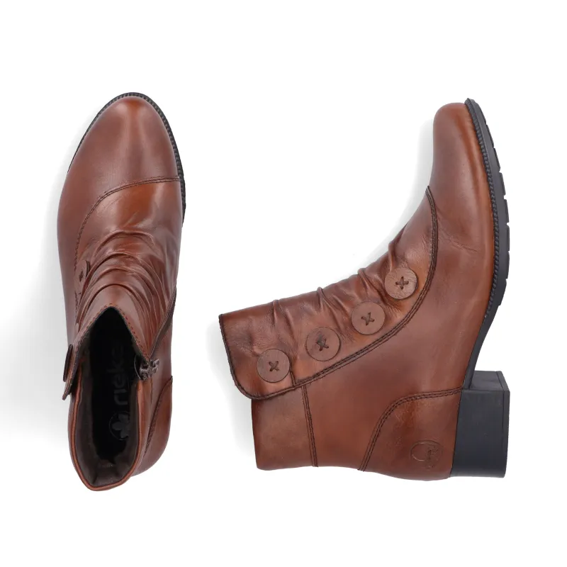 Rieker Womens Boot 78659-22 Chestnut - Image 3