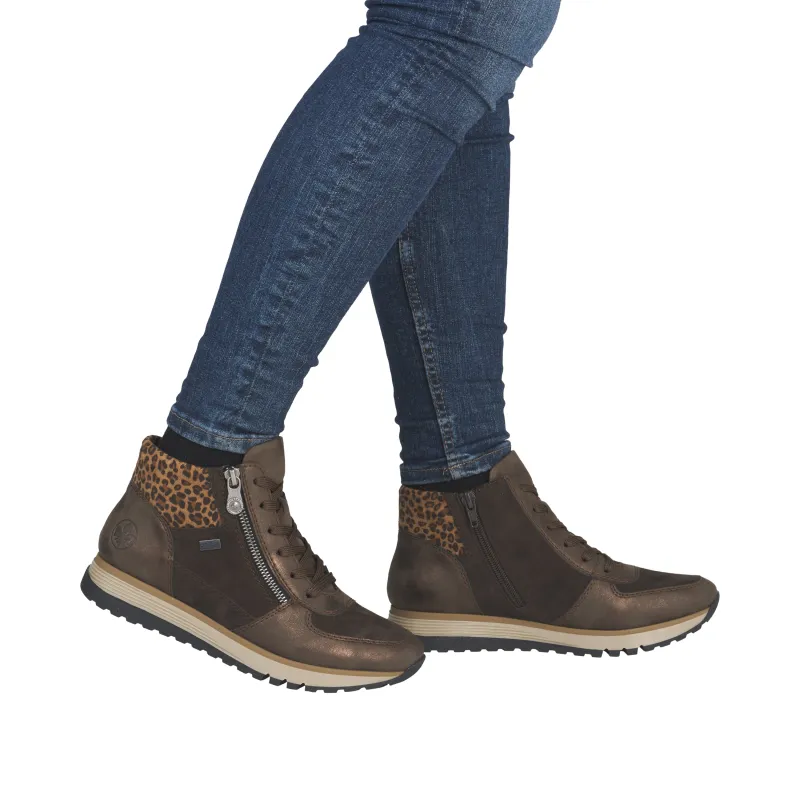Rieker Womens Boot 49040-24 Brown - Image 2
