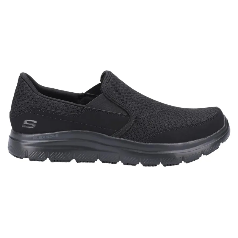 Skechers Workwear Flex Advantage - McAllen Sr Occupational Shoe Black - Image 3