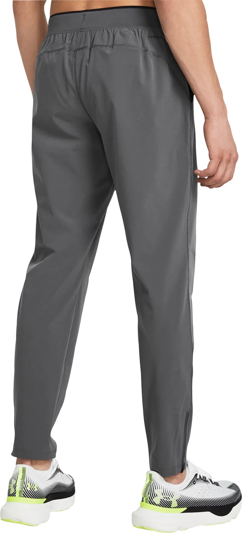 Under Armour Launch Mens Running Track Pants - Grey - Image 2