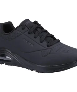 Skechers Workwear Work Relaxed Fit: Uno SR Safety Shoe Black