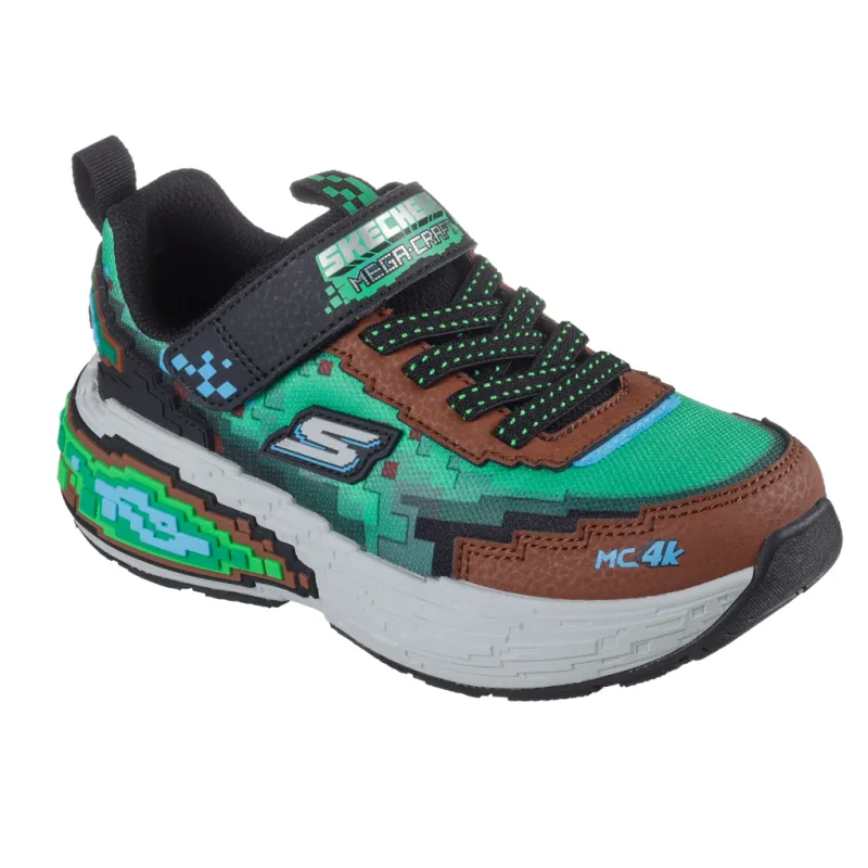 Skechers Boys Trainer Mega Craft 4K Brown Multi - Image 2
