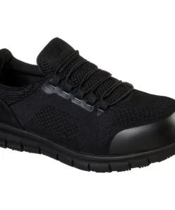Skechers Workwear Synergy Omat Safety Trainer Black