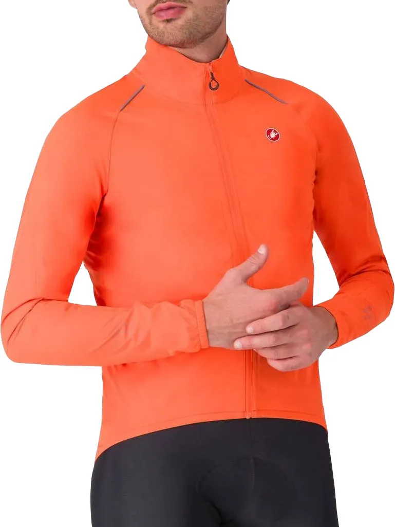 Castelli Emergency 3 Rain Mens Cycling Jacket - Orange