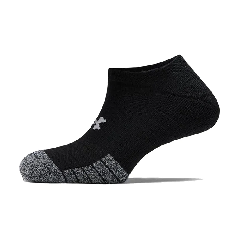 Under Armour No Show Socks 3 Pack: Black - Image 2