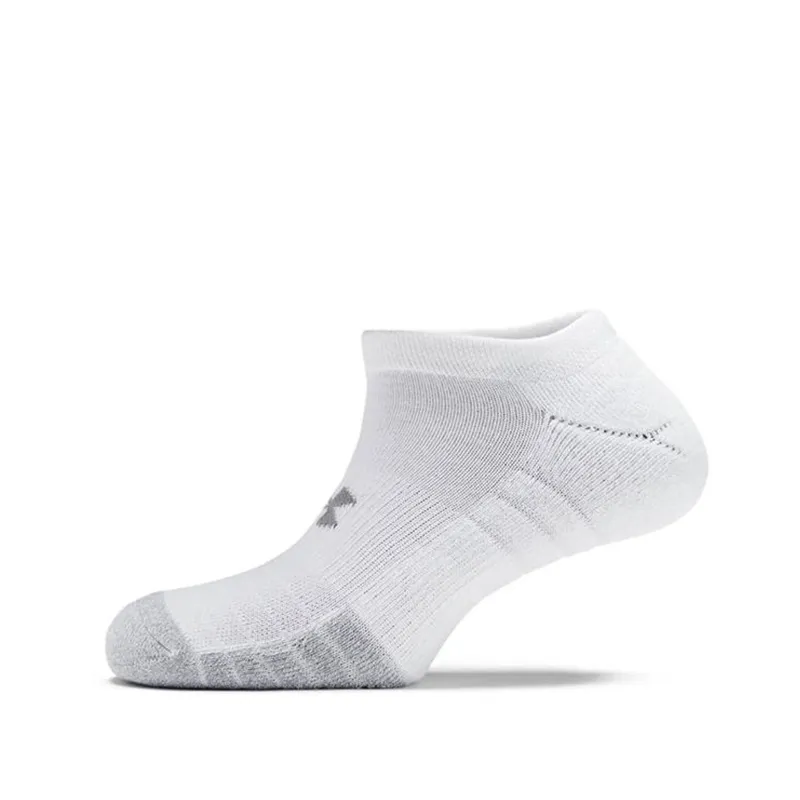 Under Armour No Show Socks 3 Pack: White - Image 2