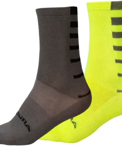 Endura Coolmax Stripe (2 Pack) Cycling Socks - Multi