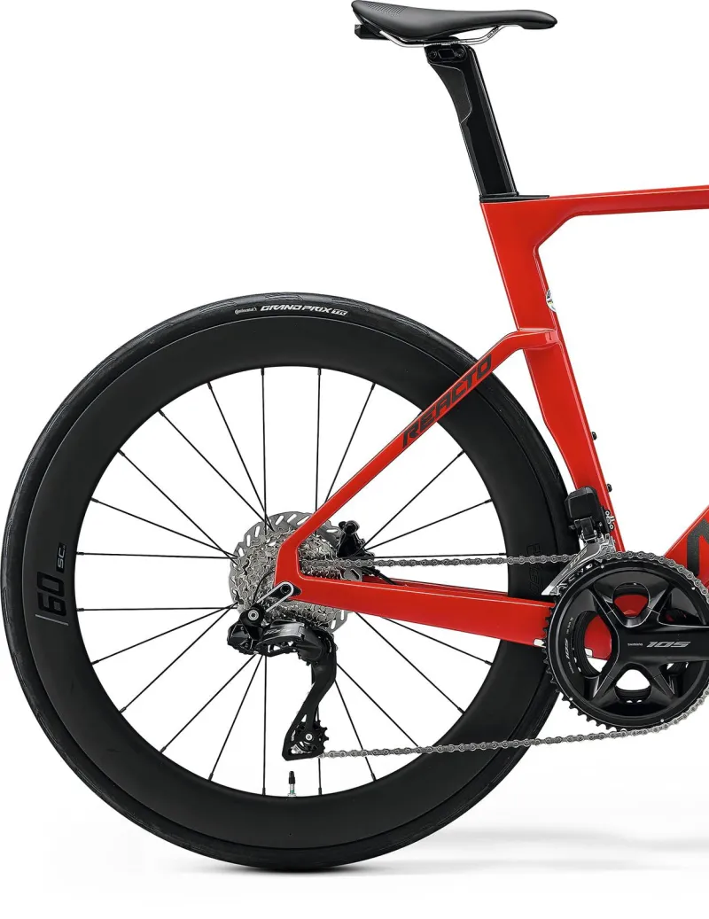 Merida Reacto 6000 Carbon Road Bike 2026 - Dark Race Red - Image 2