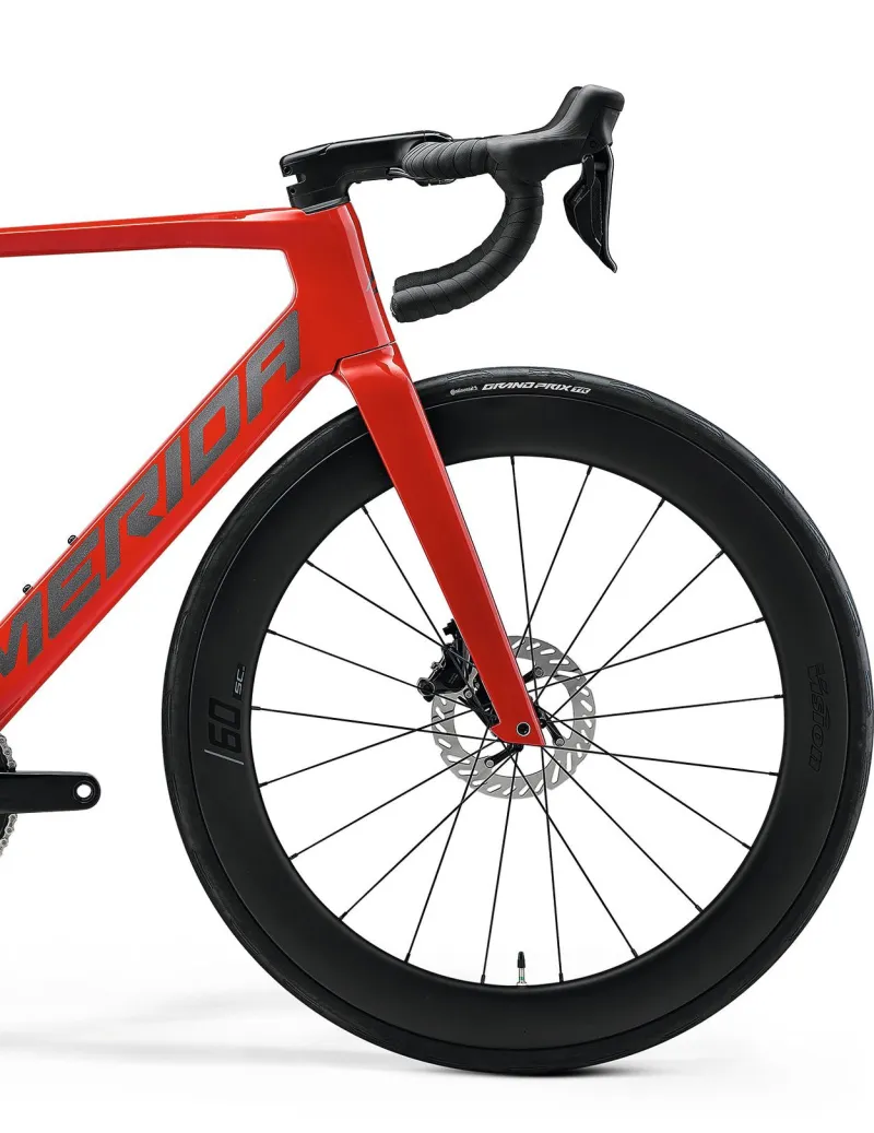 Merida Reacto 6000 Carbon Road Bike 2026 - Dark Race Red - Image 3