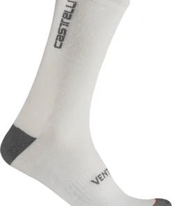 Castelli Venti Soft Merino Cycling Socks - White
