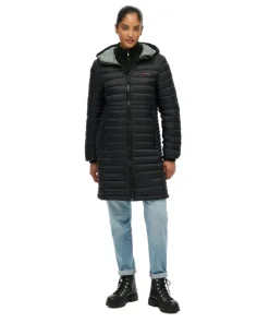 Superdry Womens Jacket Fuji Lite Mid Length Padded Black