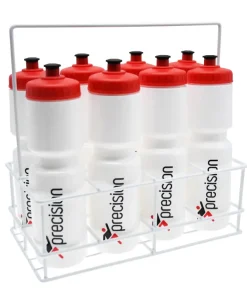 8 Water Bottles & Wire Carrier