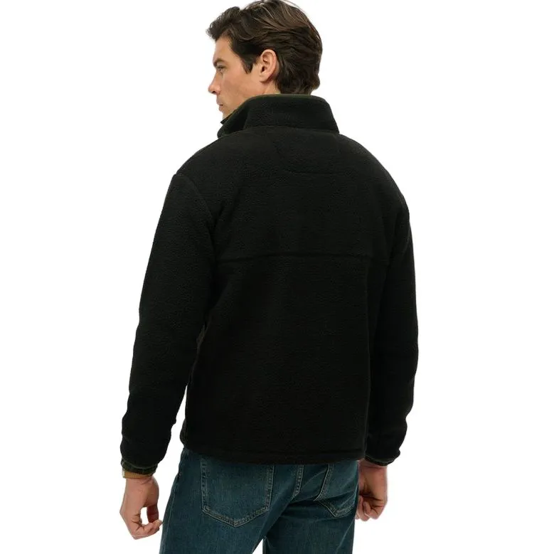 Superdry Mens Fleece Fuji Black - Image 3