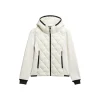 Superdry Womens Jacket Hooded Heritage Storm Off White