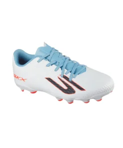 Skechers Junior Football Boot SKX_2 MG White/Turquoise/Pink