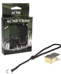 Acme Acme Clicker Polished Brass with Leather Lanyard