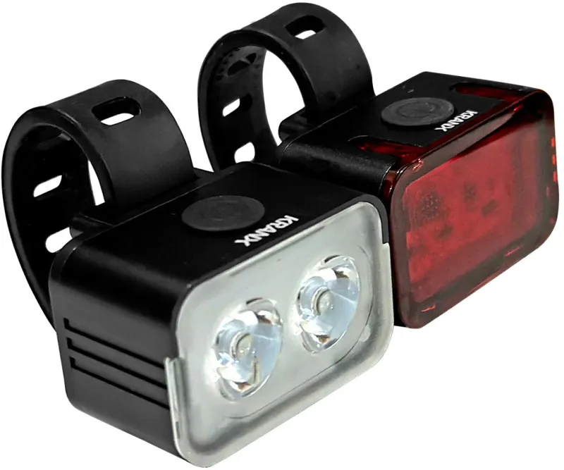KranX Shine 220/100 USB Bike Light Set