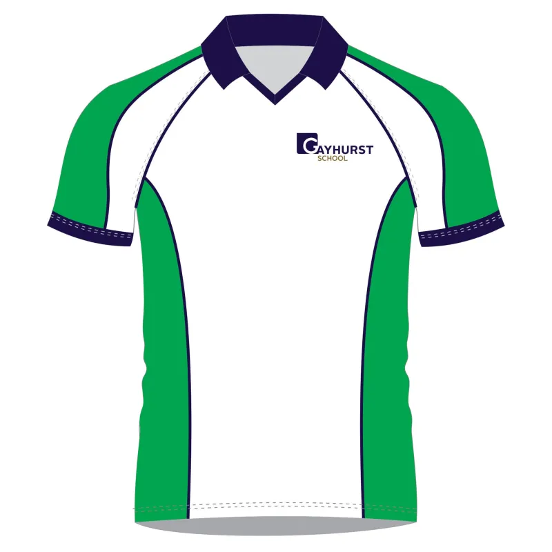 Gayhurst School House Polo: Green/Gibbs