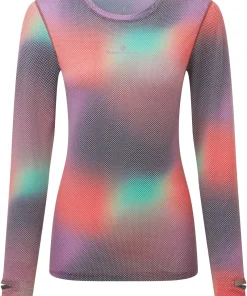 Ronhill Tech Golden Hour Long Sleeve Womens Running Top - Pink