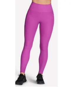 Skechers Womens Go Flex Rib High Waist Legging Fuchsia