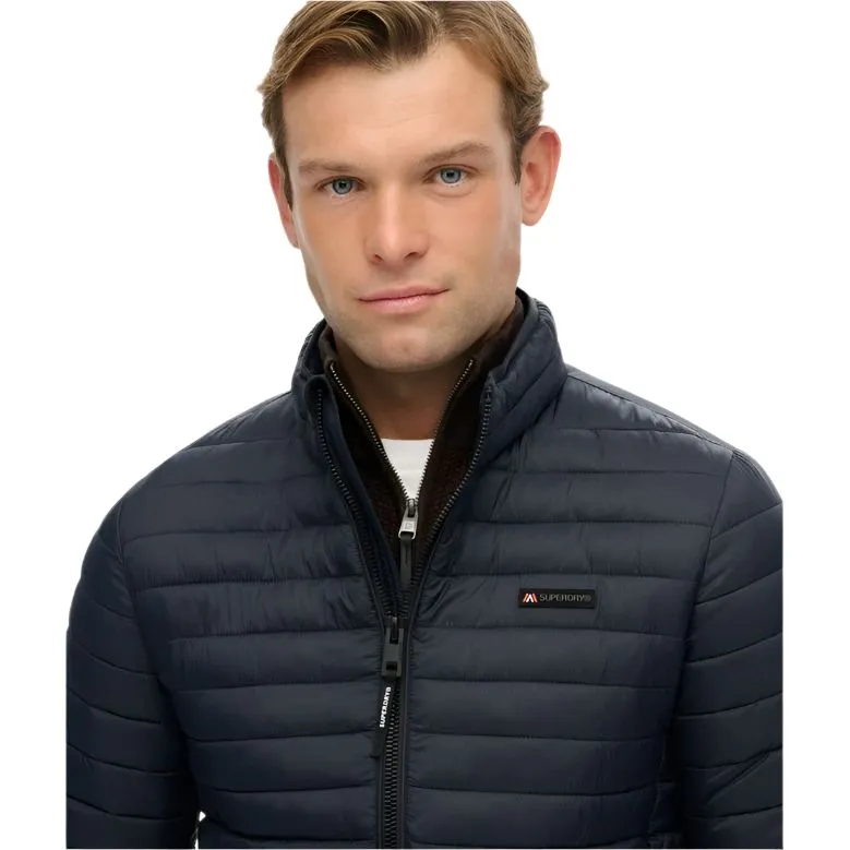 Superdry Mens Jacket Fuji Lite Padded Eclipse Navy - Image 3