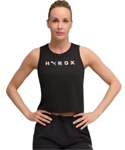 Puma x Hyrox Womens Tank Top Cloudspun Thermoadapt Crop Puma Black