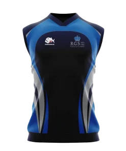 Royal Grammar School Slipover Cricket Sweater: Navy