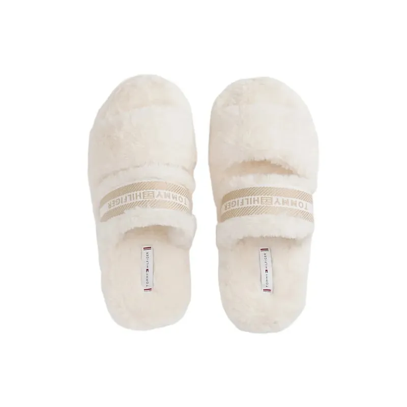 Tommy Hilfiger Womens Slipper FW0FW08854 Ancient White - Image 2