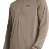 Under Armour Tech Half Zip Long Sleeve Mens Training Top - Brown