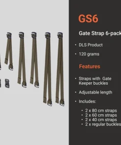 Vorn GS6 - Gate Strap 6-pack - Olive Green
