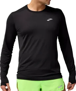 Brooks Atmosphere 3.0 Long Sleeve Mens Running Top - Black