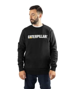 Caterpillar Midweight Crewneck Sweatshirt Black