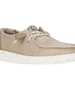 HEYDUDE Wendy Stretch Mesh Shoes Walnut