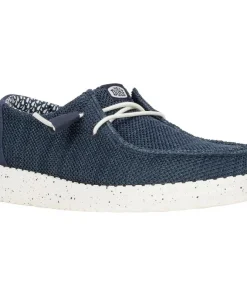 HEYDUDE Wendy Stretch Mesh Shoes Navy